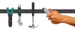 Strenco 2 Inch Hook and Loop Strips with Adhesive - 5 Yards - Heavy Duty Tape - Black Sticky Back Fastener - Image 3